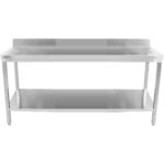 Premium Commercial Work table Ruostumaton teräs Alahylly Ylätuki 2000x700x900/1000mm | Adexa DWT20070