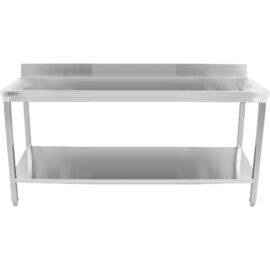 Premium Commercial Work table Ruostumaton teräs Alahylly Ylätuki 2000x700x900/1000mm | Adexa DWT20070