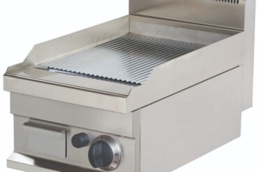 Kromipinnoitettu Sähköinen grillitaso Uurrettu 1-alue 4,1kW Pöytämalli | Adexa Hotmax 700 EG711GS