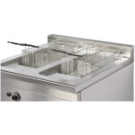 Kaupallinen kaasu friteerauskeitin kaapilla 2x20 litraa 30,0 kW | Adexa Hotmax 900 GF922 - Image 2