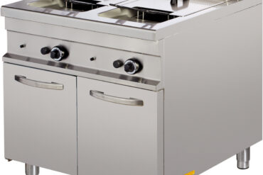 Kaupallinen kaasu friteerauskeitin kaapilla 2x20 litraa 30,0 kW | Adexa Hotmax 900 GF922