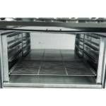 Ammattimainen kaasuliesi 6 poltinta 24 kW GN2/1 kaasuuuni 8 kW | Adexa Hotmax 700 GR763 - Image 2