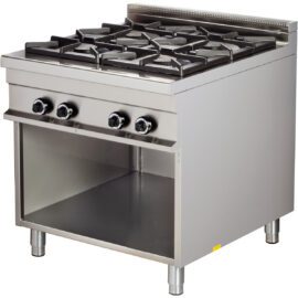 Kaasukeittotaso avoimella alustalla 4 poltinta 32 kW | Adexa Hotmax 900 GR921