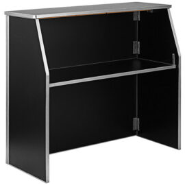 Kannettava Baari Musta Laminaatti | Adexa GS30198BLACK
