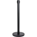 Musta esteaita mustalla sisäänvedettävällä hihnalla 5m | Adexa SBP501BK - Image 3