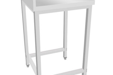 Kaupallinen ruostumattoman teräksen oikeanpuoleinen työpöytä 600x600x965mm | Adexa DWL6060R