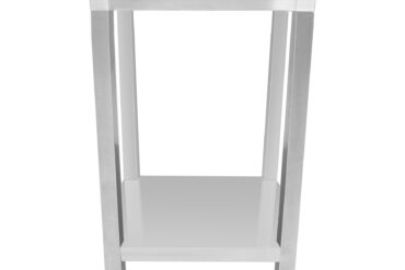 Kaupallinen työpöytä ruostumatonta terästä alahyllyllä 300x700x900mm | Adexa DWT3070WO