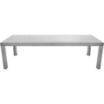 Kaupallinen keittiön kuljetin yhden tason ruostumaton teräs 1400x335x350mm | Adexa WHES1403435 - Image 3