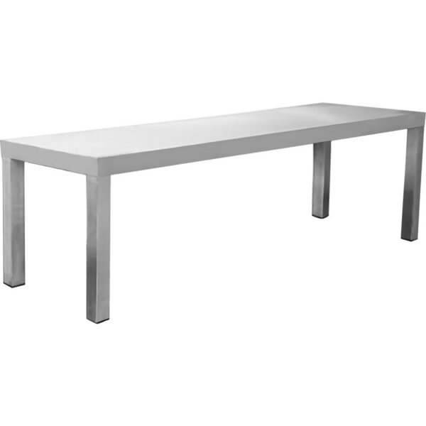 Kaupallinen keittiön kuljetin yhden tason ruostumaton teräs 1400x335x350mm | Adexa WHES1403435