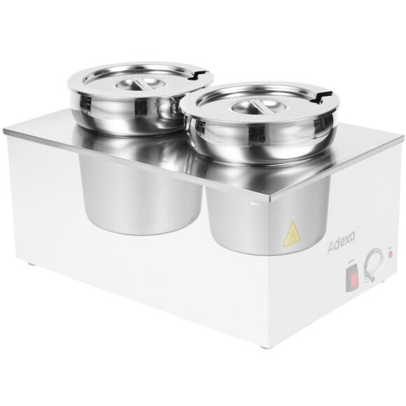 Kaupallinen Hotpot Bain Marie GN1/1 2 x 7 litraa | Adexa WH706627P - Image 2