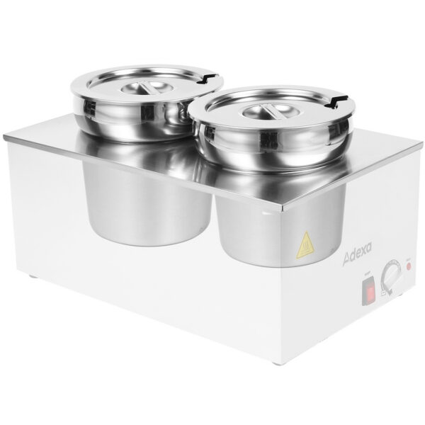 Kaupallinen Hotpot Bain Marie GN1/1 2 x 7 litraa | Adexa WH706627P