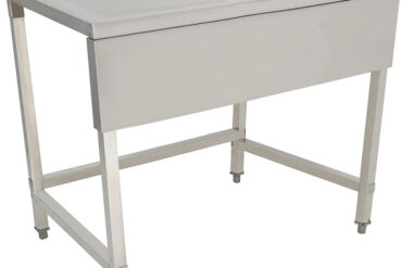 Kaupallinen pesuallas Ruostumaton teräs 1000x700x900mm 1 allas oikealla 50mm roiskesuoja | Adexa DSE1070R