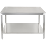 Premium-työpöytä alahyllyllä ulkokäyttöön 304 ruostumatonta terästä 1400x600x900mm | Adexa Elite ET260140