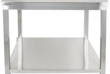 Premium-työpöytä alahyllyllä 304 ruostumatonta terästä Sopii ulkokäyttöön 400x600x900mm | Adexa Elite ET26040