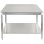 Premium työtaso, jossa alahylly 304 ruostumatonta terästä Soveltuu ulkokäyttöön 1200x700x900mm | Adexa Elite ET270120