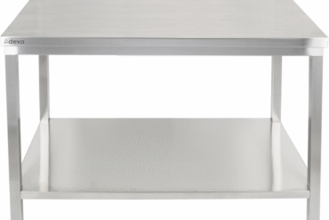 Premium työtaso, jossa alahylly 304 ruostumatonta terästä Soveltuu ulkokäyttöön 1200x700x900mm | Adexa Elite ET270120