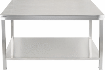 Premium-työpöytä alahyllyllä 304 ruostumaton teräs sopii ulkokäyttöön 1600x700x900mm | Adexa Elite ET270160