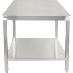 Premium-työpöytä alatasolla 304 ruostumaton teräs Soveltuu ulkokäyttöön 400x700x900mm | Adexa Elite ET27040