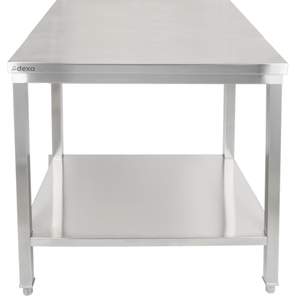 Laatutyöpöytä alahyllyllä, 304 ruostumaton teräs, Sopii ulkokäyttöön 400x700x900mm | Adexa Elite ET27040