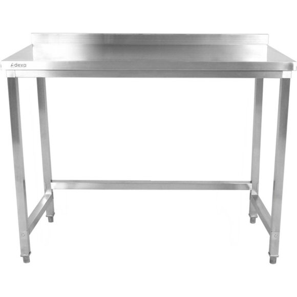 Työpöytä roiskesuojalla Ruostumaton teräs Ei alaosaa 1400x600x900mm | Adexa SWTB60140B