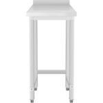 Työpöytä Selkänojalla Ruostumaton teräs Ei alahyllyä 400x600x900mm | Adexa SWTB6040B