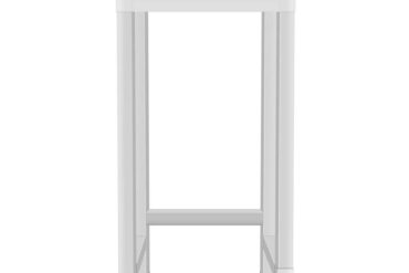 Työpöytä Selkänojalla Ruostumaton teräs Ei alahyllyä 400x600x900mm | Adexa SWTB6040B