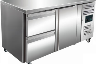 Kaupallinen Jäähdytetty Työtaso 1 ovi 2 laatikkoa Syvyys 700mm | Adexa 2DRG21V