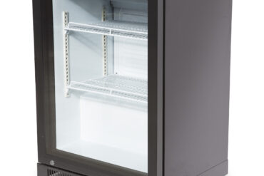 Takalinjainen jäähdytin 1 saranoitu ovi 128 litraa Musta | Adexa BC01PP