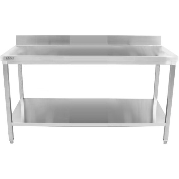 Ammattilainen työtaso Ruostumaton teräs Alahylly Taustakoroke 1600x700x900mm | Adexa THATS167A
