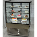 Jääkaappimyyntiteline 370 litraa 3 hyllyä Musta & Ruostumaton teräs | Adexa HL900B3 - Image 3