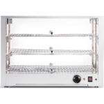 3-tasoinen lämmitetty esittelykaappi 115 litraa työtason päällinen | Adexa HW115 - Image 2