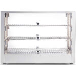 3-tasoinen lämmitetty esittelykaappi 115 litraa työtason päällinen | Adexa HW115 - Image 3