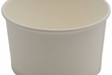 1000 kpl Kompostoitavia Jäätelökuppeja Yksiseinä 7oz/207ml Valkoinen | Adexa ICC7W