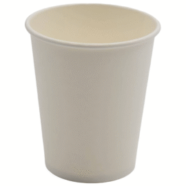 1000 kpl kompostoitavat kylmäjuomakupit yksiseinäiset 8oz/237ml valkoiset | Adexa PCC8W