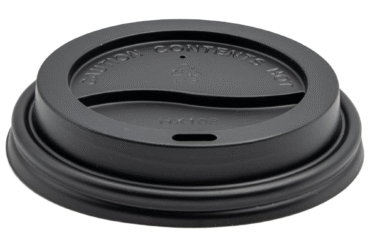 1000 kpl kahvikupin kansia 12 ja 16 oz kupeille musta | Adexa PCPL1216B