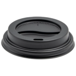 1000 kpl Kahvikupin Kansi 8 oz Kupille Musta | Adexa PCPL8B