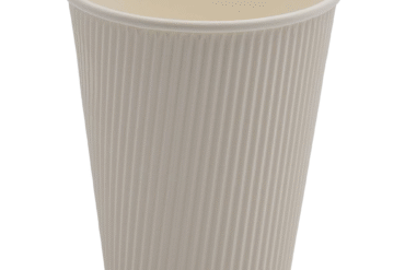 500 kpl Kompostoitavat Kahvikupit Yksiseinäiset 12oz/355ml Valkoinen | Adexa PCRW12W