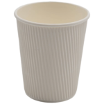 500 kpl Kompostoitavat Kahvikupit Yksiseinämäinen 8oz/237ml Valkoinen | Adexa PCRW8W