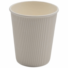 500 kpl Kompostoitavat Kahvikupit Yksiseinämäinen 8oz/237ml Valkoinen | Adexa PCRW8W
