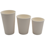 500 kpl Kompostoitavat Kahvikupit Yksikerroksinen 16oz/437ml Valkoinen | Adexa PCRW16W - Image 2