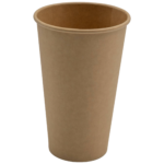 1000 kpl Kompostoitavat Kahvikupit Yksiseinämäinen 16 oz/437 ml Ruskea | Adexa PCSW16K