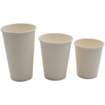 1000 kpl Kompostoitavat kahvikupit Yksiseinäinen 12oz/355ml Valkoinen | Adexa PCSW12W - Image 2