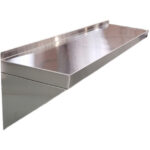 Ruostumaton teräksinen seinähylly 1 taso | Adexa QHWS1830