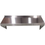 Ruostumaton teräksinen seinähylly 1 taso | Adexa QHWS1830 - Image 5