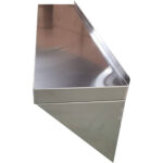 Ruostumaton teräksinen seinähylly 1 taso | Adexa QHWS1830 - Image 6