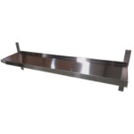 Ruostumatonta terästä oleva seinähylly 1 taso Säädettävä | Adexa QHWSA1830 - Image 6