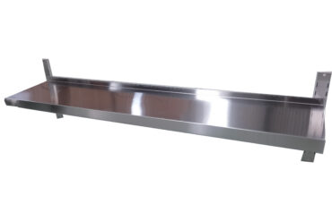 Ruostumatonta terästä oleva seinähylly 1 taso Säädettävä | Adexa QHWSA1830