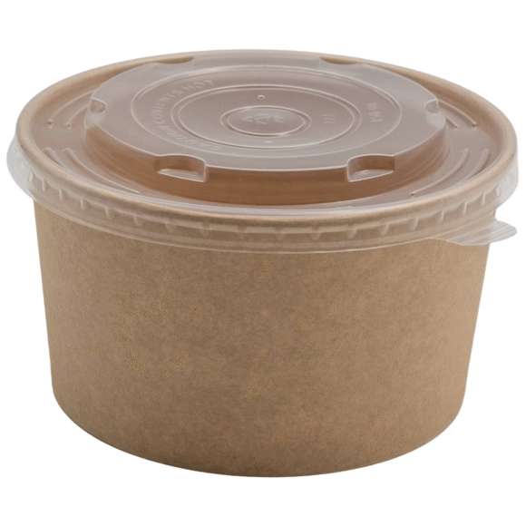 300 kpl kannet salaattikulholle pyöreä 750&1000ml PE | Adexa SBCL7501000 - Image 2
