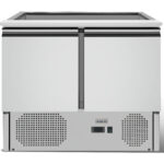 Saladette-lasikansi 900x700x1350mm 2 ovea | Adexa THS900CG - Image 2