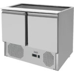 Saladette-lasikansi 900x700x1350mm 2 ovea | Adexa THS900CG - Image 4